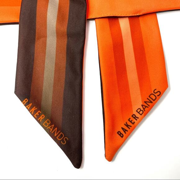 Cleveland Browns Baker Bands Bundle of 2 Reversible Headbands, Ohio Football NFL - Picture 7 of 7